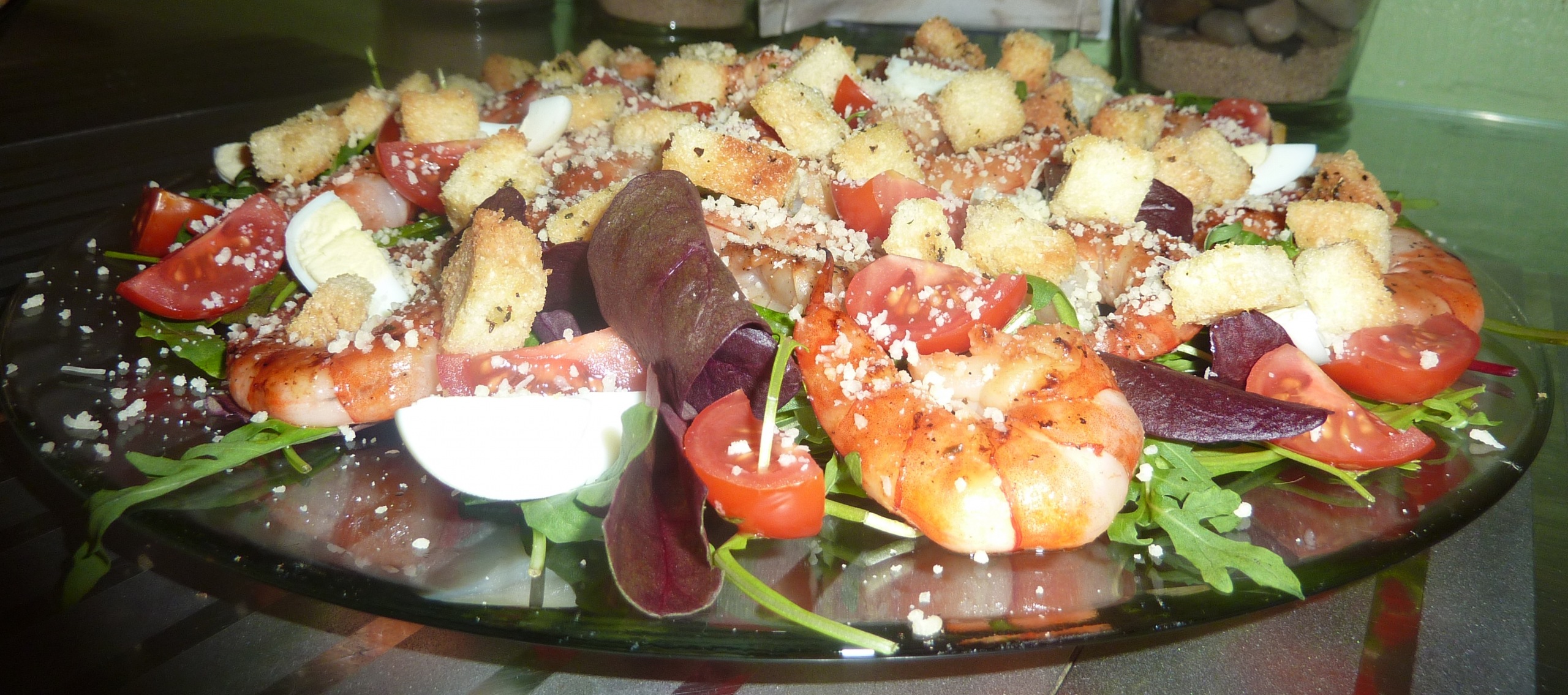 Салат "Цезарь сенсация"