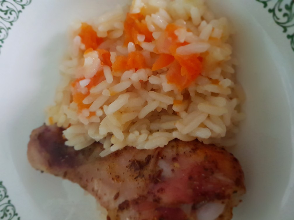Куриные ножки с рисом в духовке