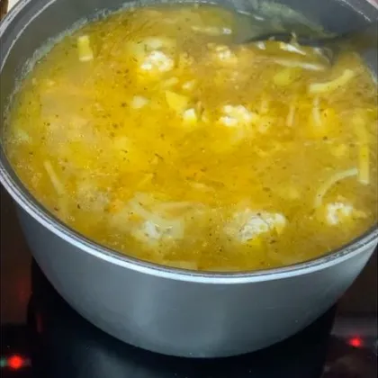 Суп с фрикадельки