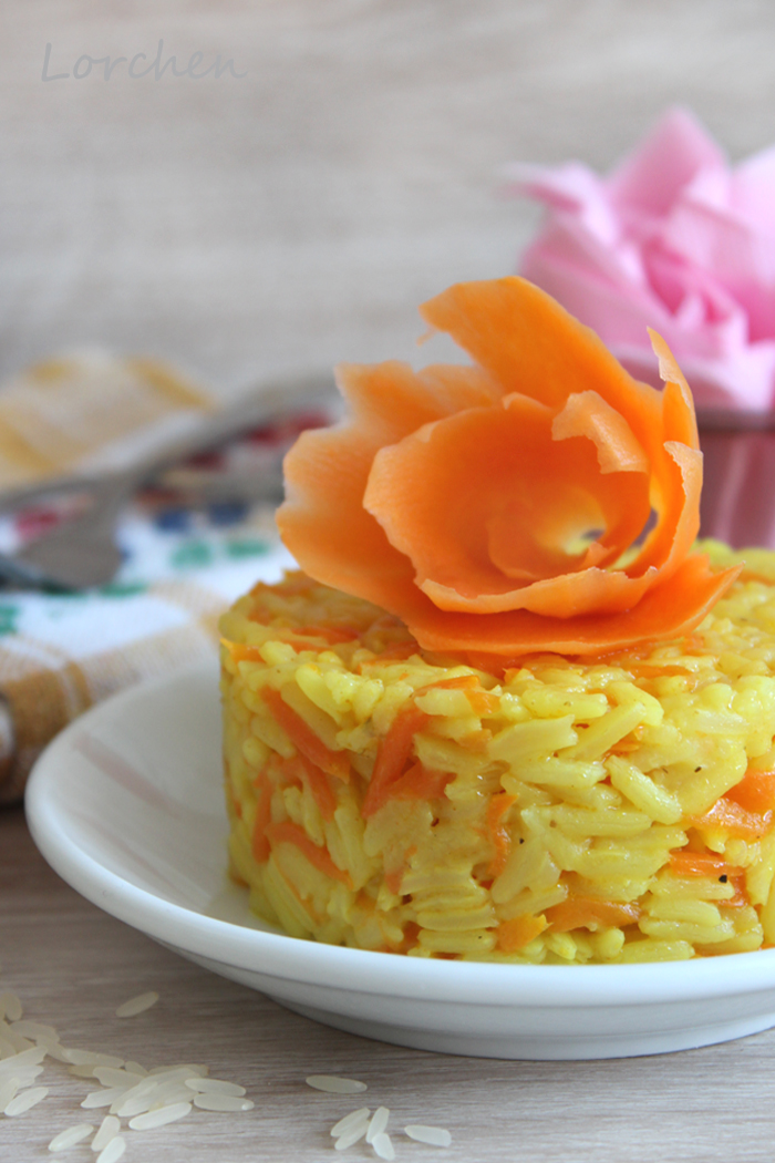 Рис с морковью