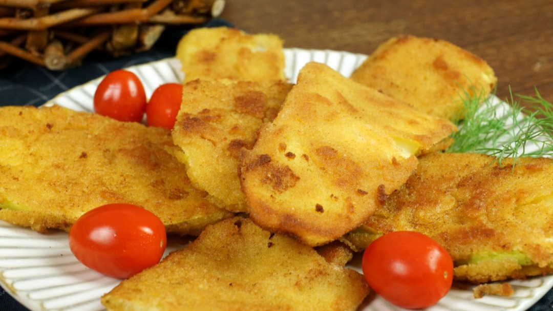 Кабачковые язычки в двойном кляре