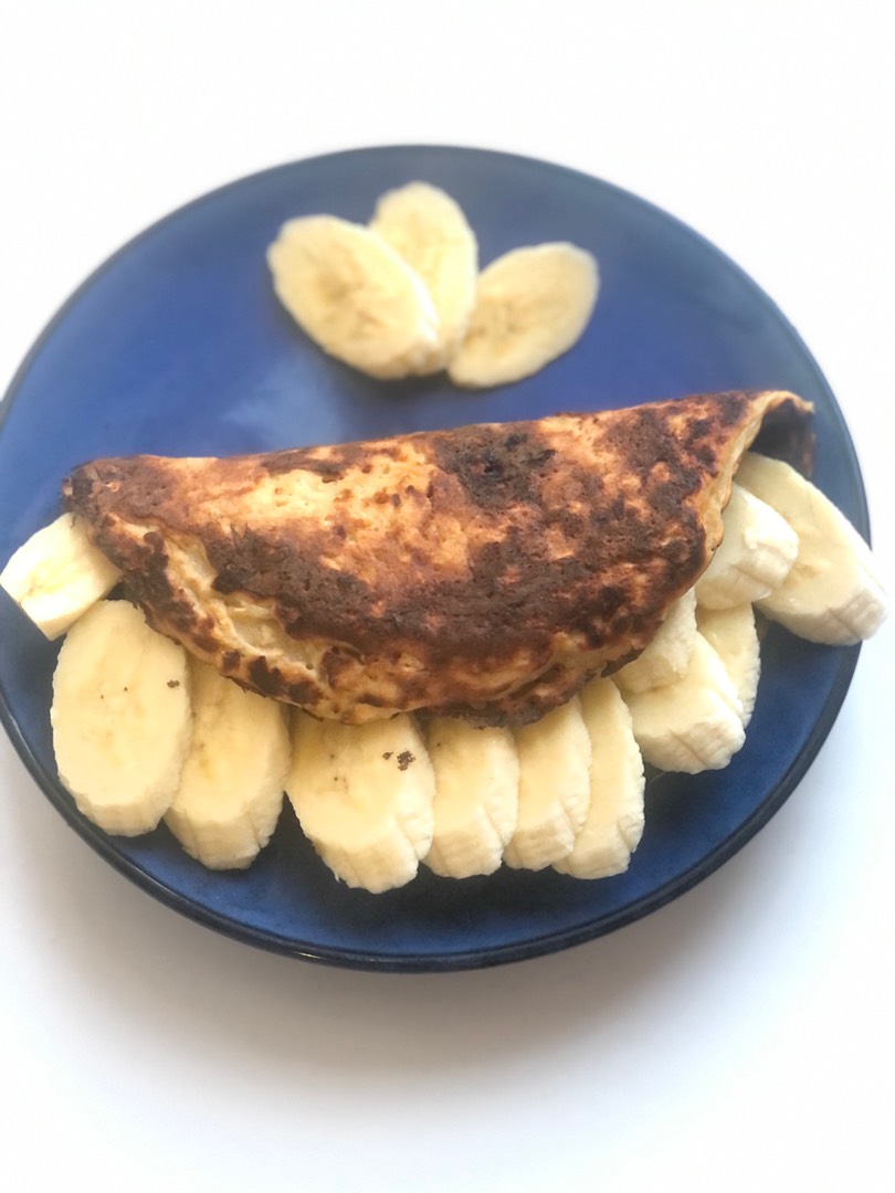 Овсяноблин с бананом на рисовой муке