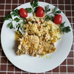 Куриная грудка с кускусом
