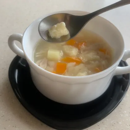 Суп с клёцками
