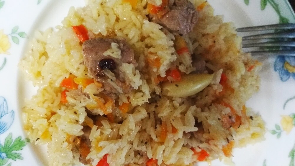 Плов из свинины в мультиварке