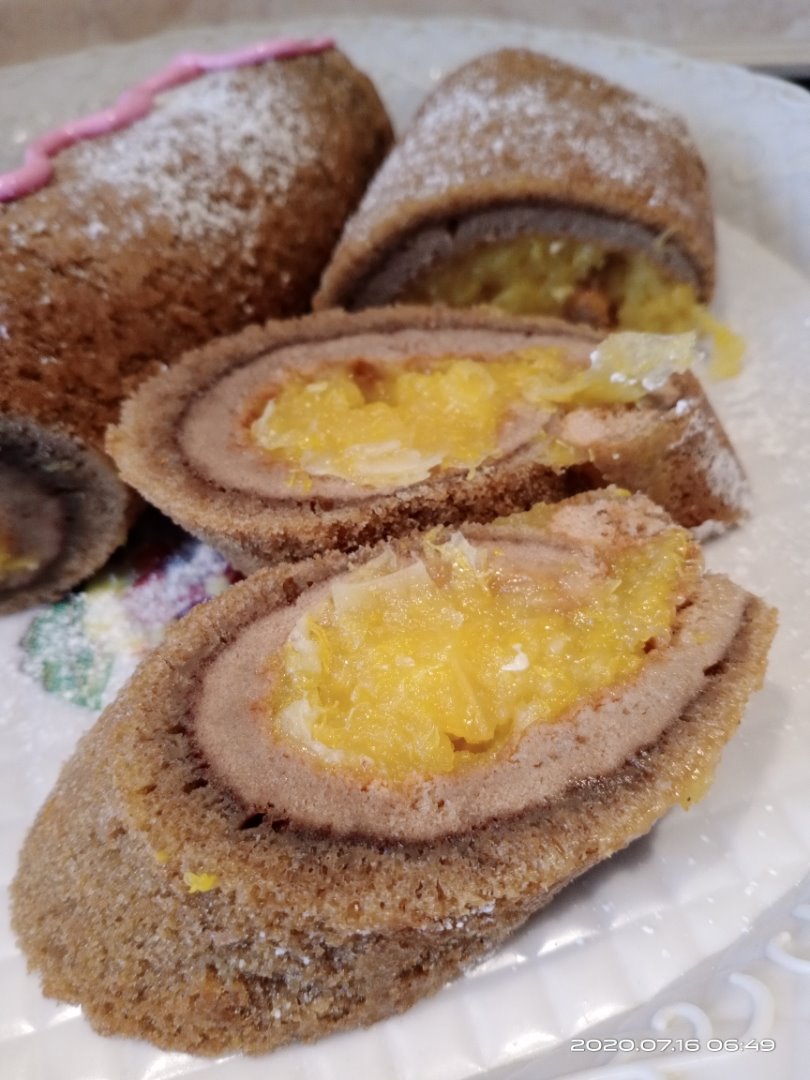 Рулет "Апельсинка"