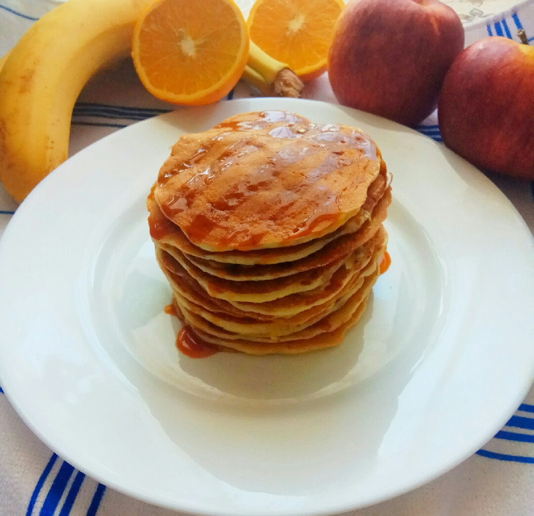 Панкейки с бананом