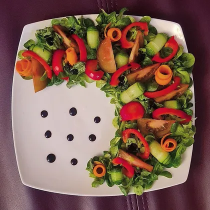 Легкий овощной салатик для идеальной фигуры 🥗