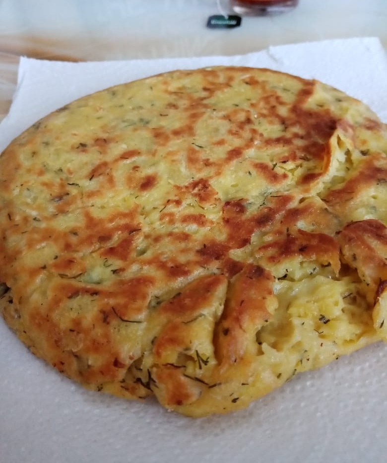 Кабачковая лепешка