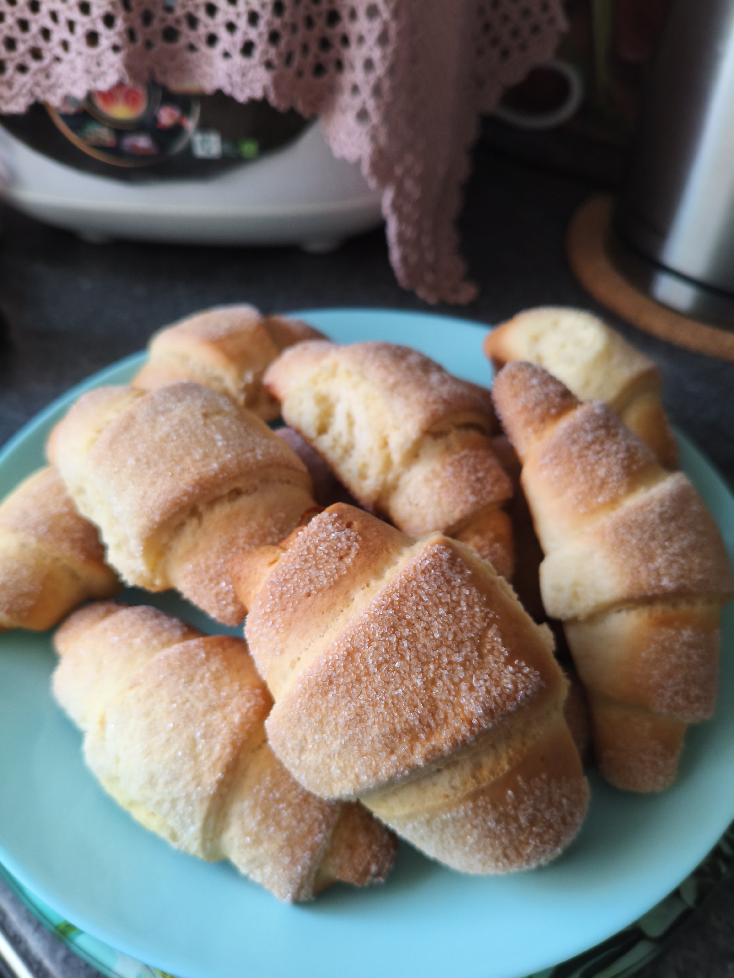 Творожные рогалики