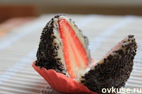 Конфеты из натуральной клубники