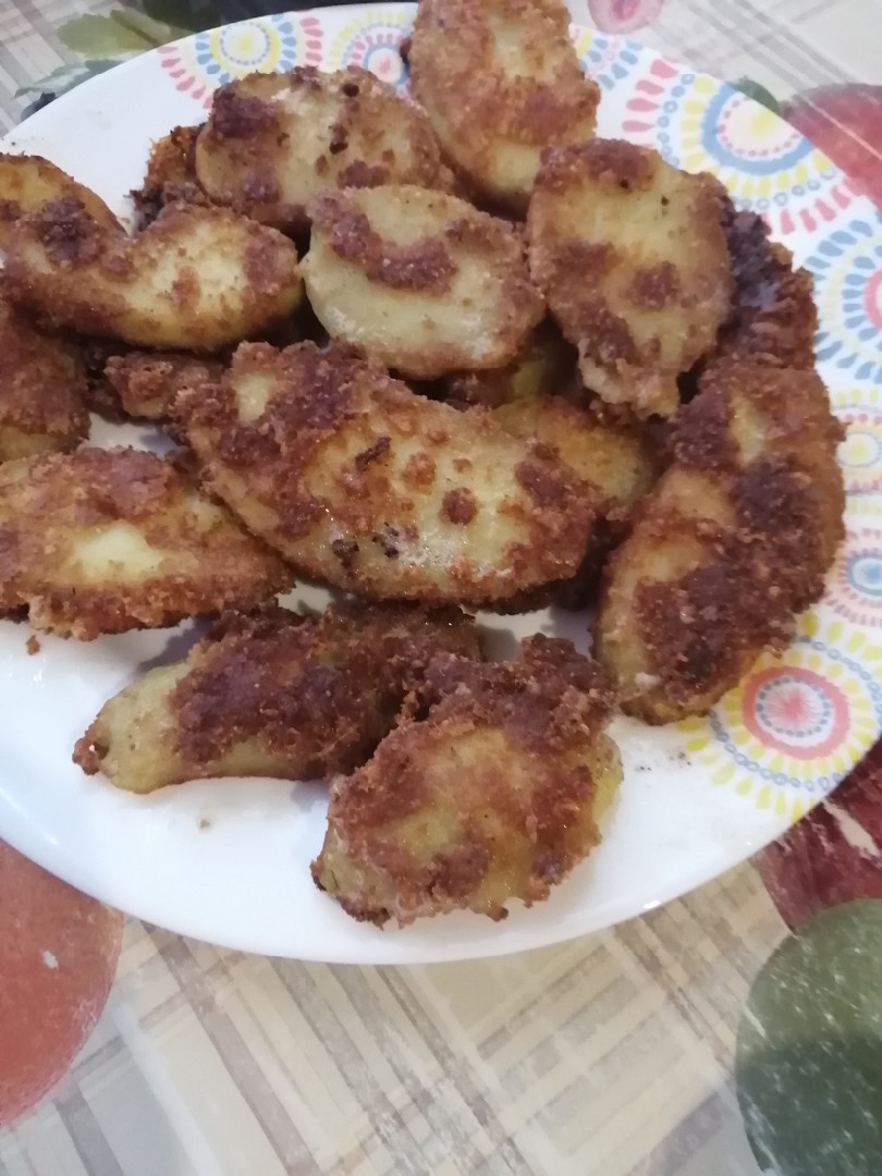 Картофель в сырной шубке