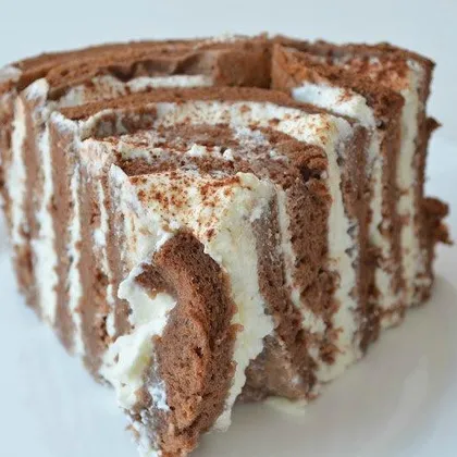Торт 'Пенек' с ванильно-творожным кремом