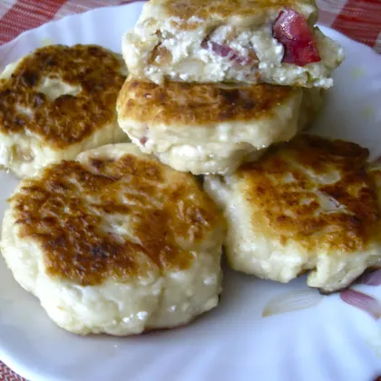 Сырники с яблоками