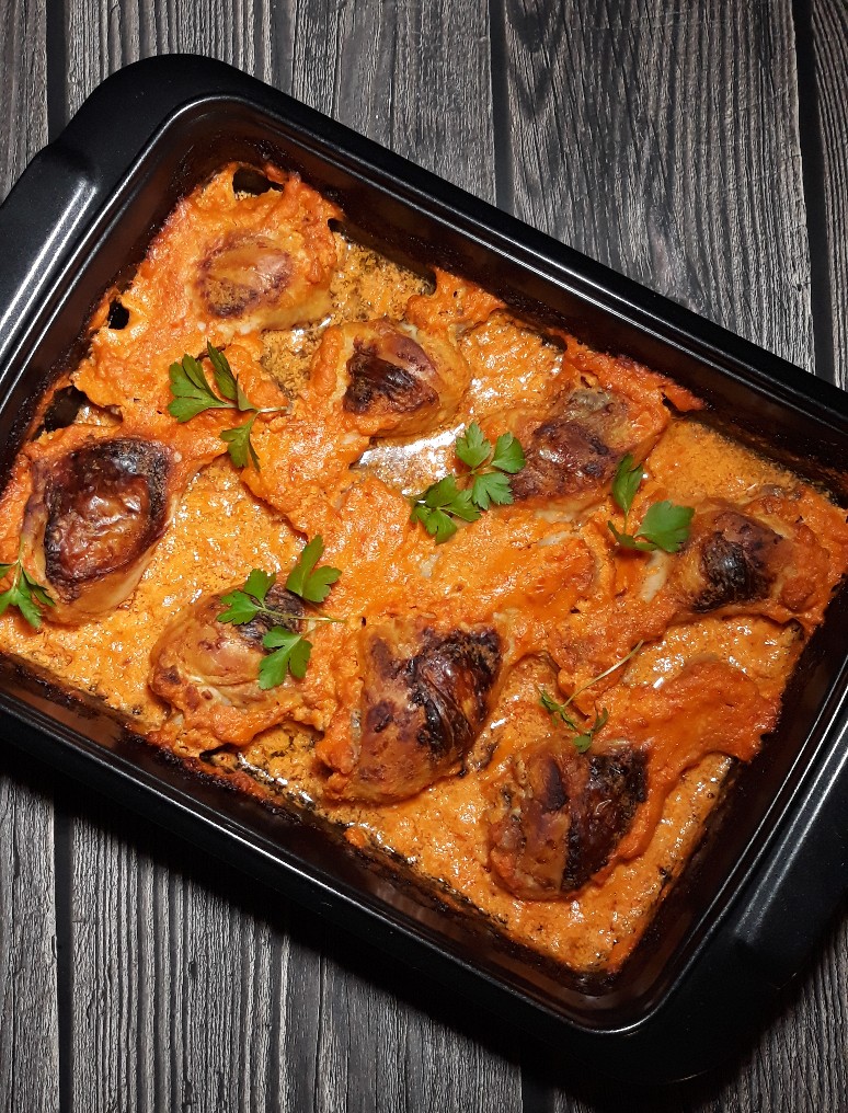 Куриные голени в соусе с болгарским перцем 🌶