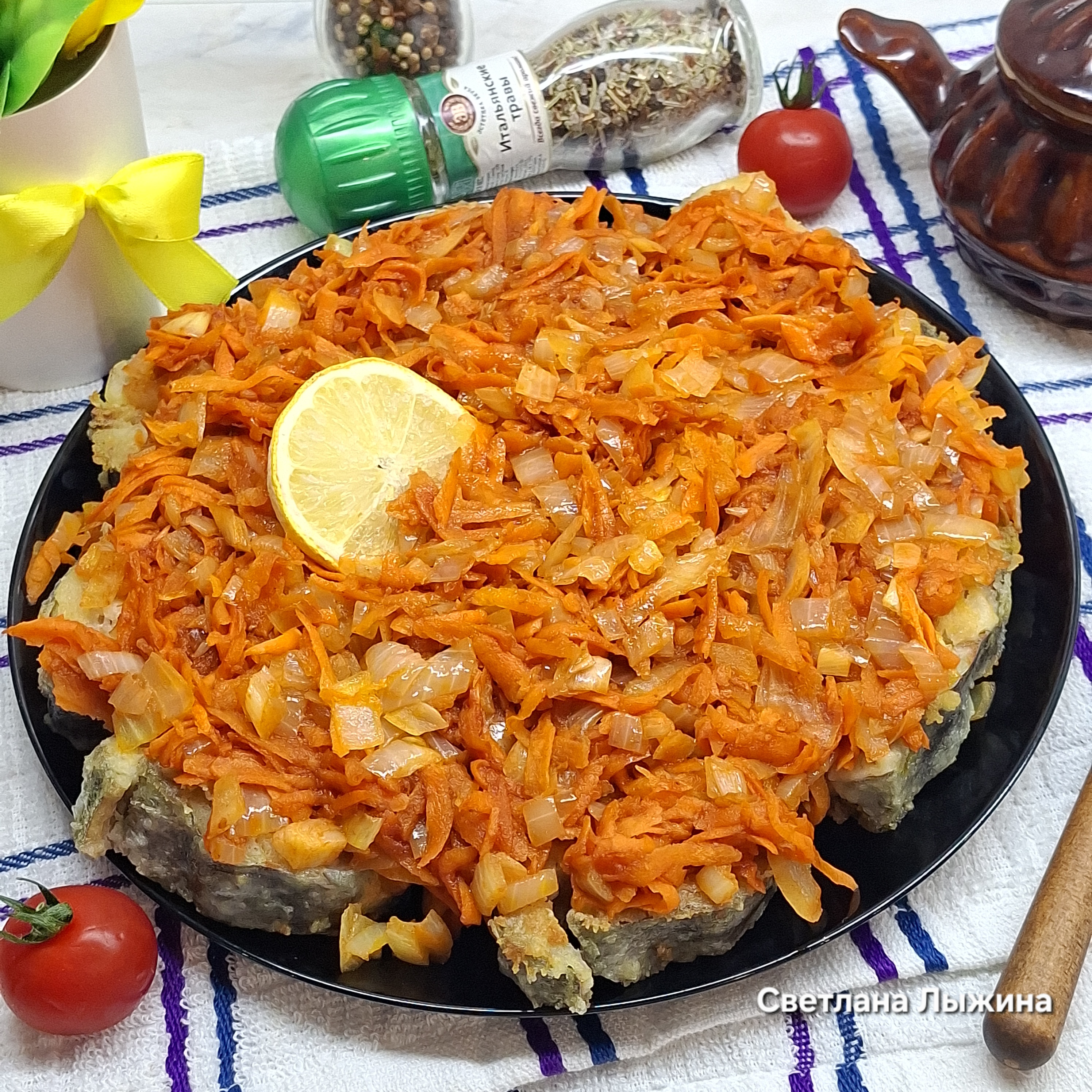 Рыба хоки под маринадом