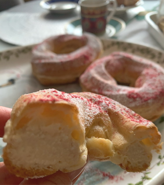 Заварные кольца с творогом и не только