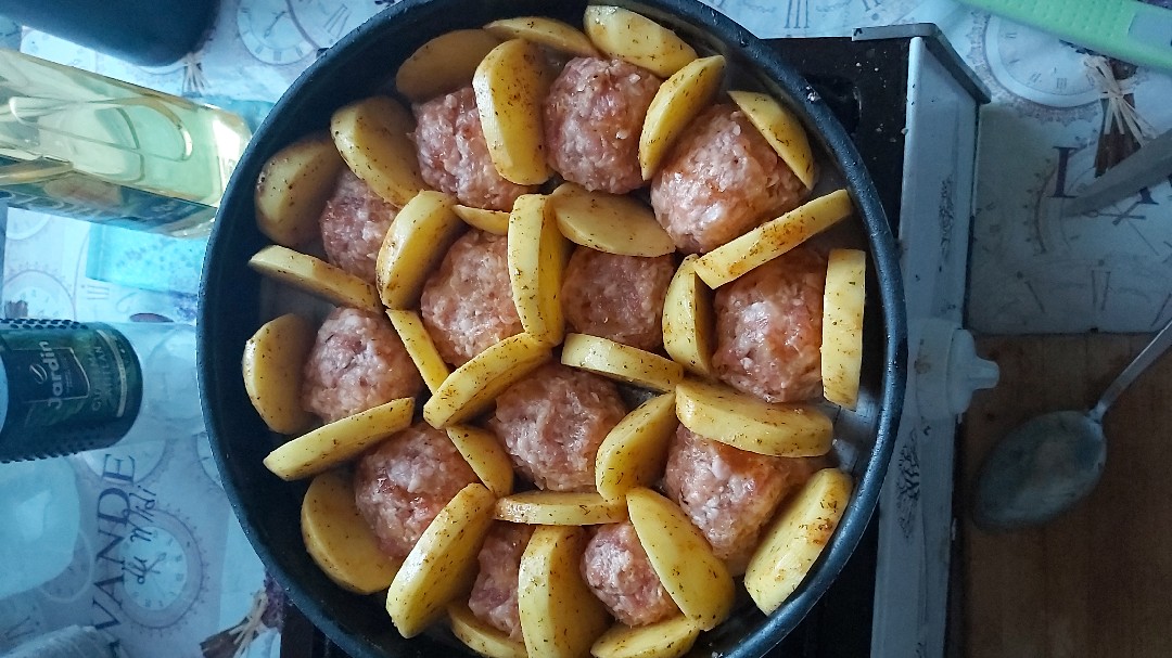 Картошка с ежиками