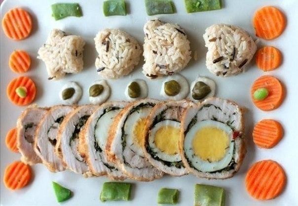 "Куриные биточки с яйцом"