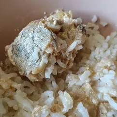 Минтай тушеный с луком