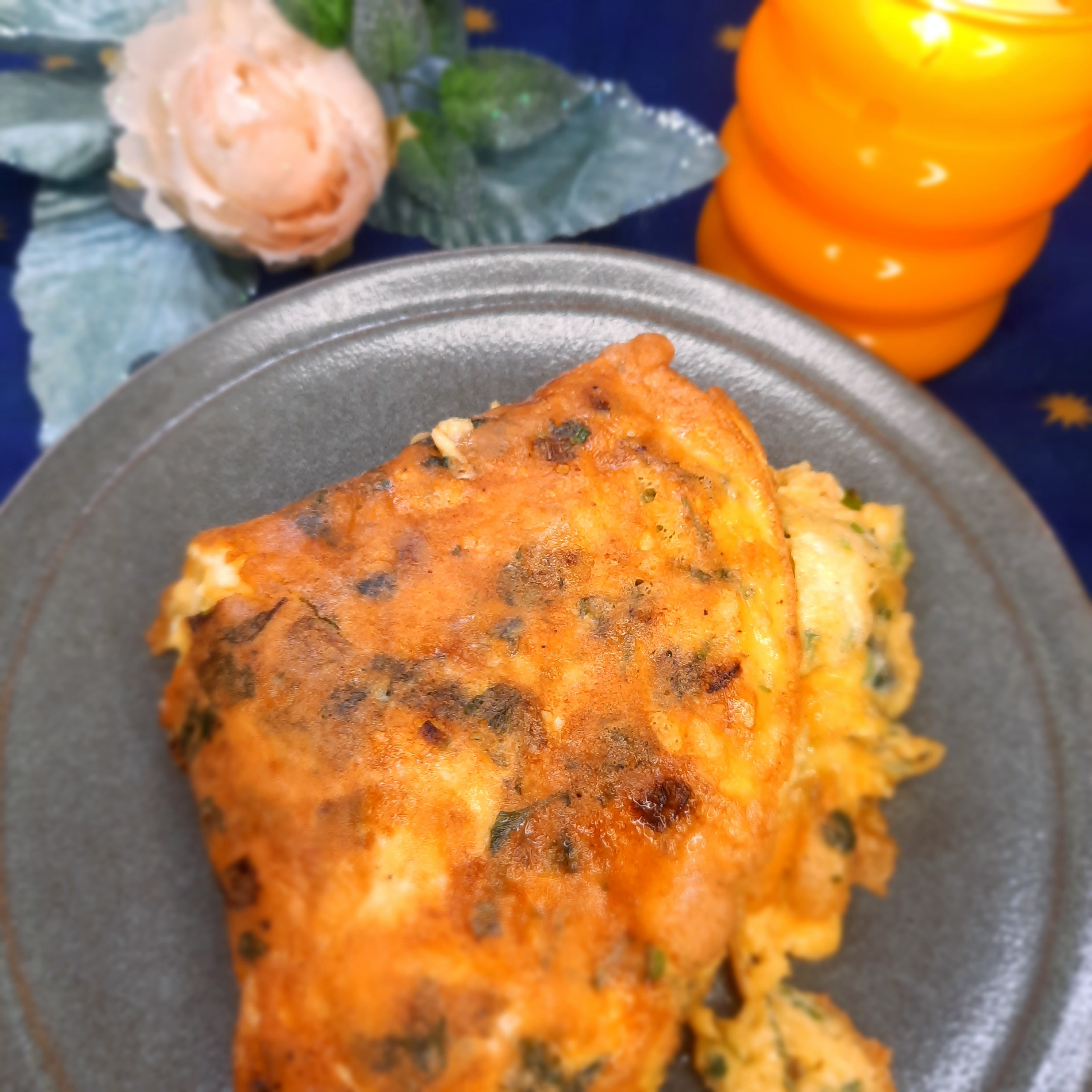 Яичница с сыром