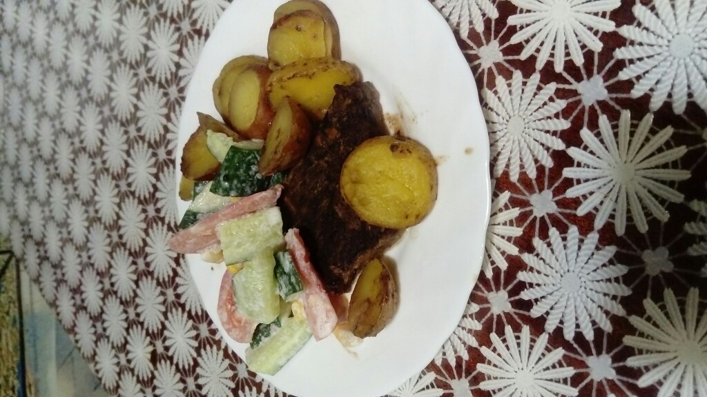 Запеченный картофель в духовке ПП