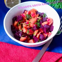 Салат из свёклы и моркови 