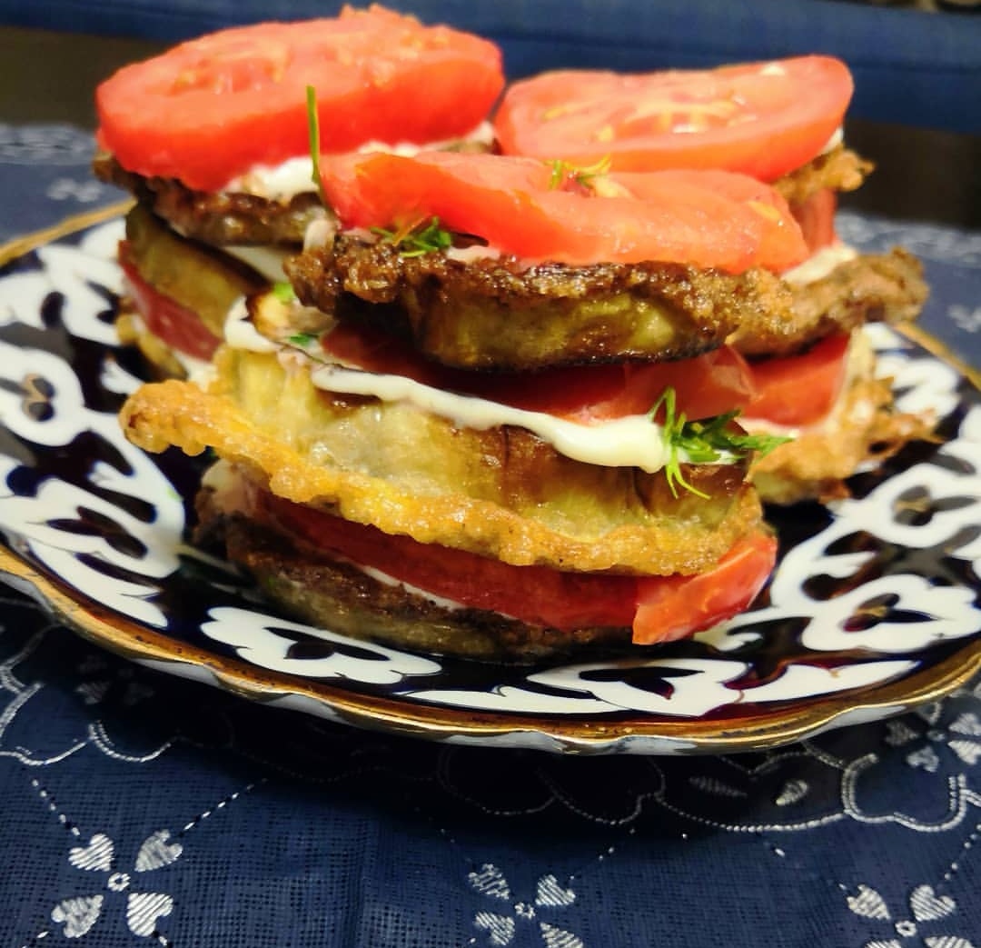 Закуска из баклажан (тещин язык)