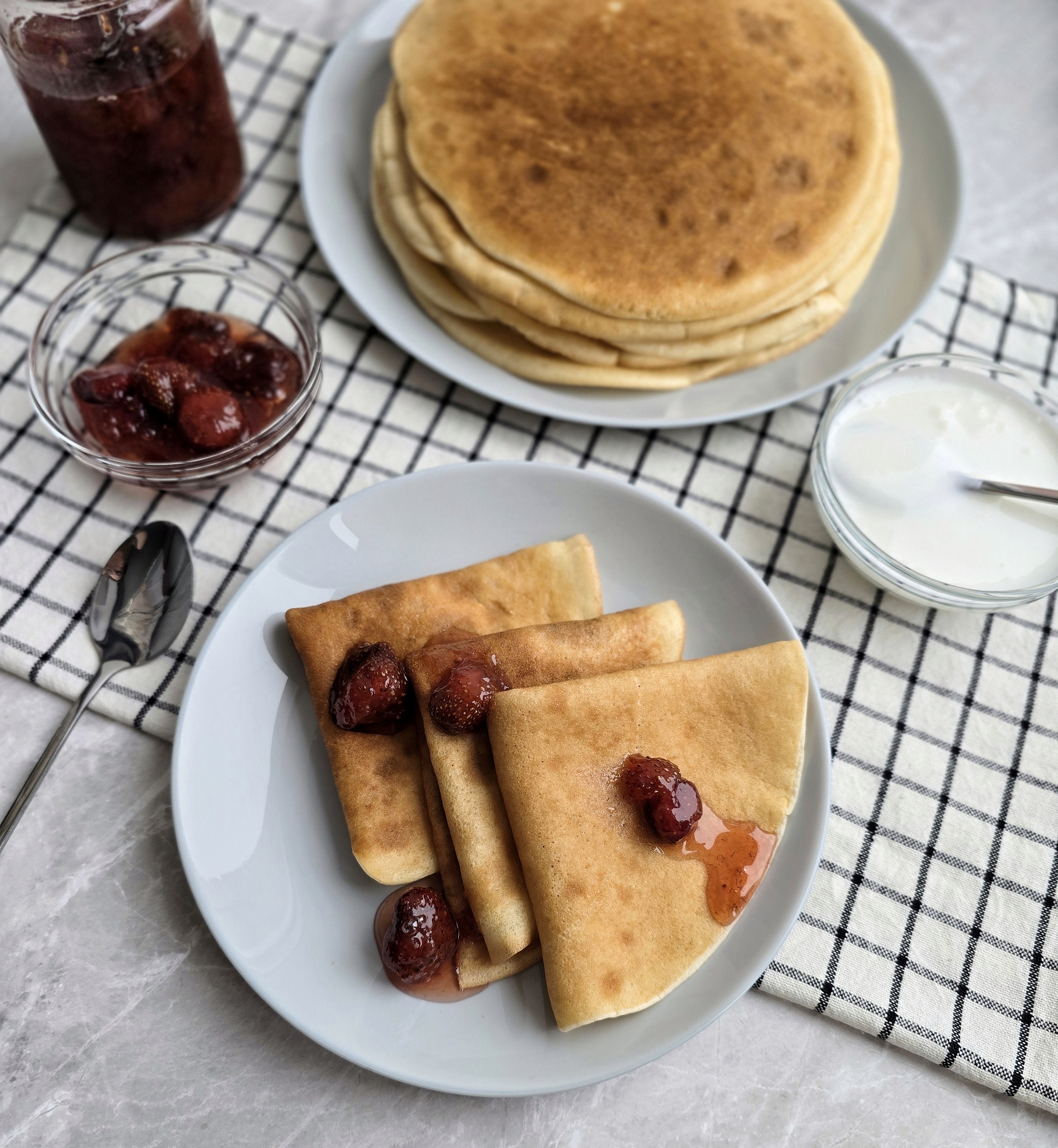 Вкусные блины на закваске