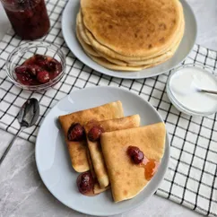 Вкусные блины на закваске