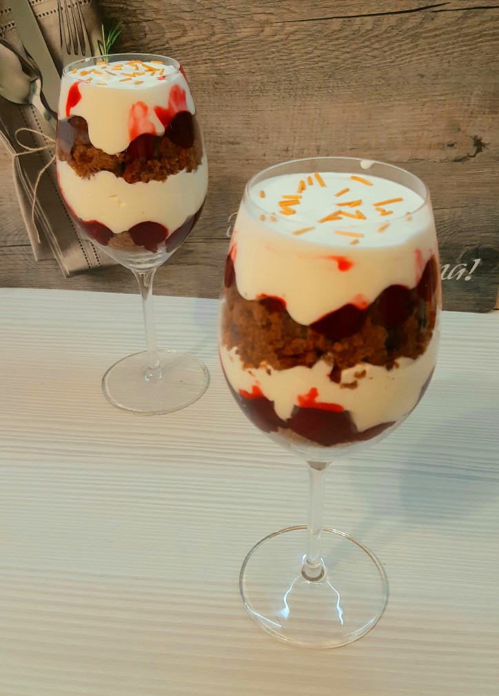 Трайфл с вишней 🍒