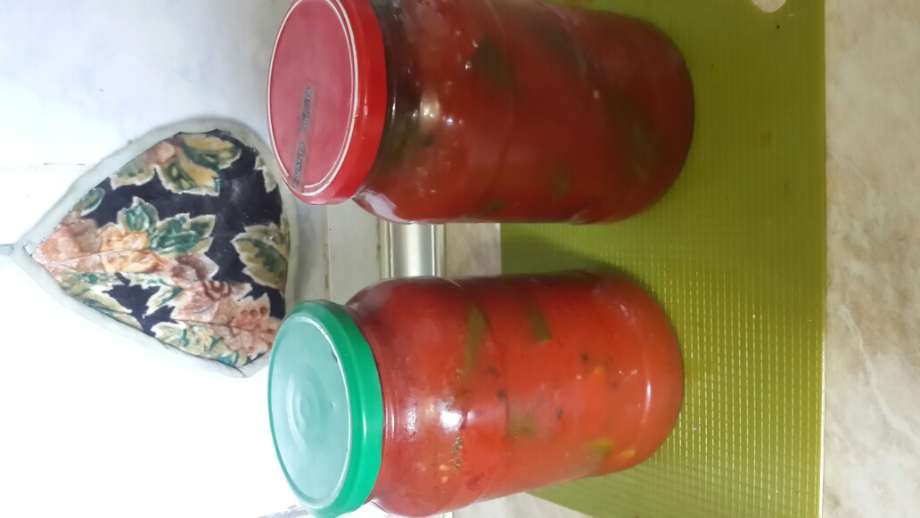 Огурчики в томатном соке - пошаговый рецепт с фото
