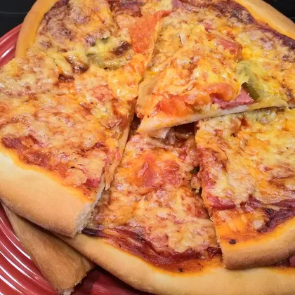 Домашняя пицца из дрожжевого теста