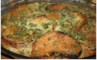 Запеканка с грибами и хлебом