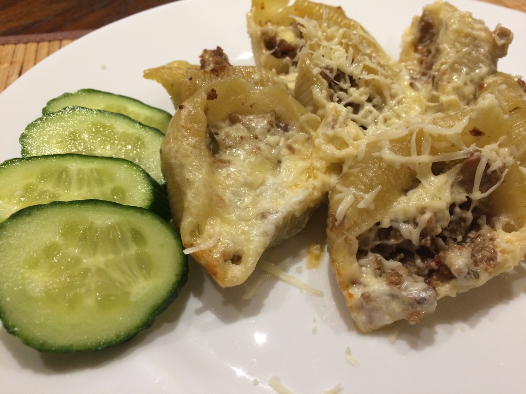 Макароны Ракушки фаршированные