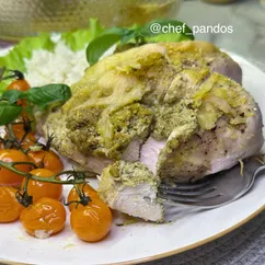 Куриная грудка с начинкой и под сырной панировкой