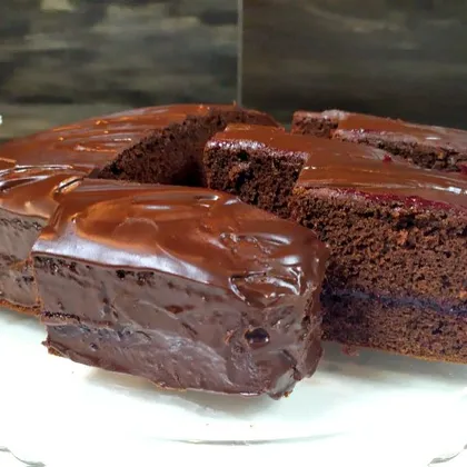 Шоколадно-медовый торт. Это гибрид шоколадного торта и имбирного пряника