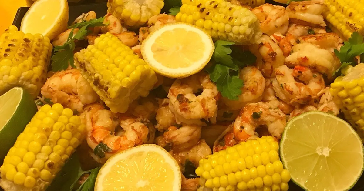 Лангустины с кукурузой - рецепт автора Ольга