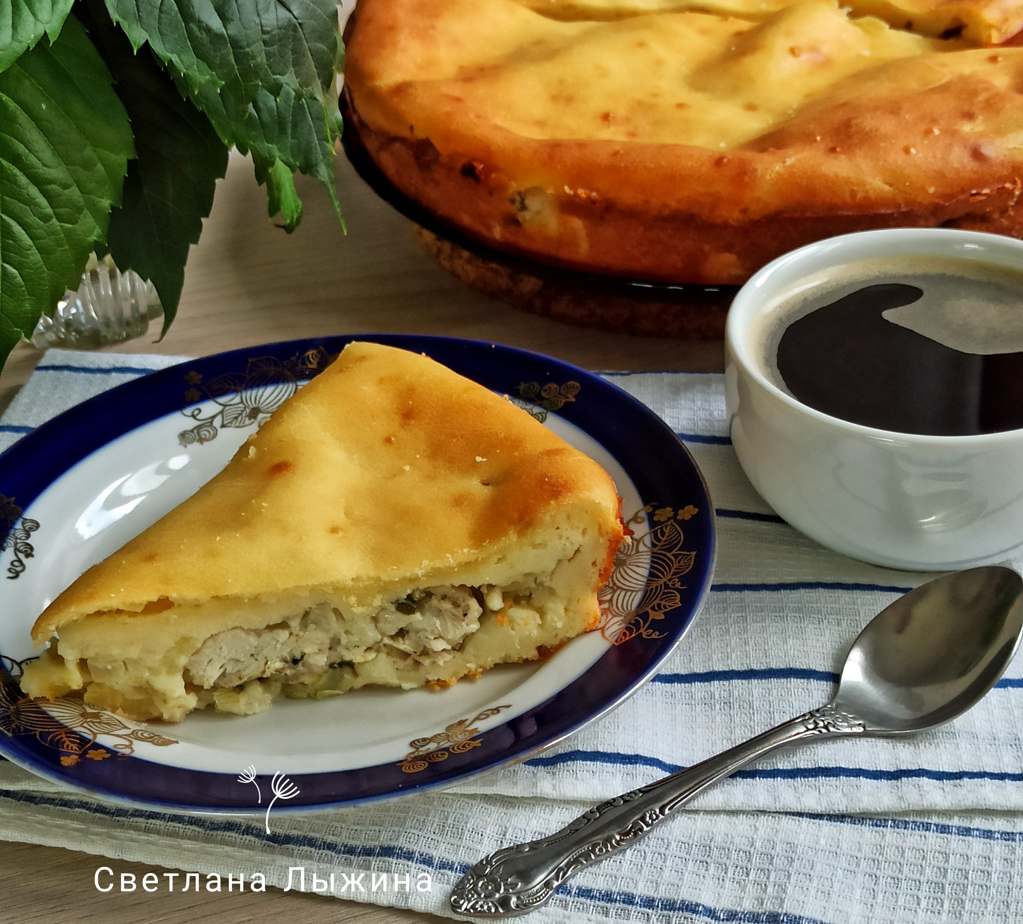 Гедлибже - курица в сметанном соусе по-кабардински