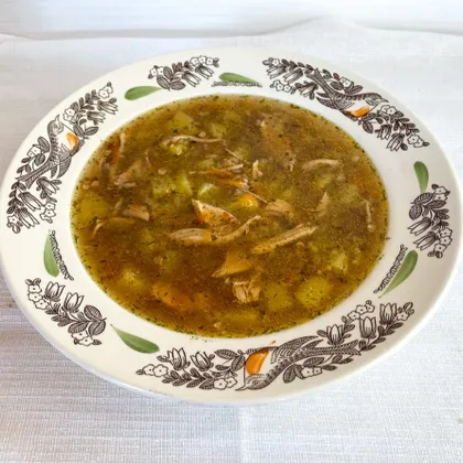 Суп из индейки с гречкой