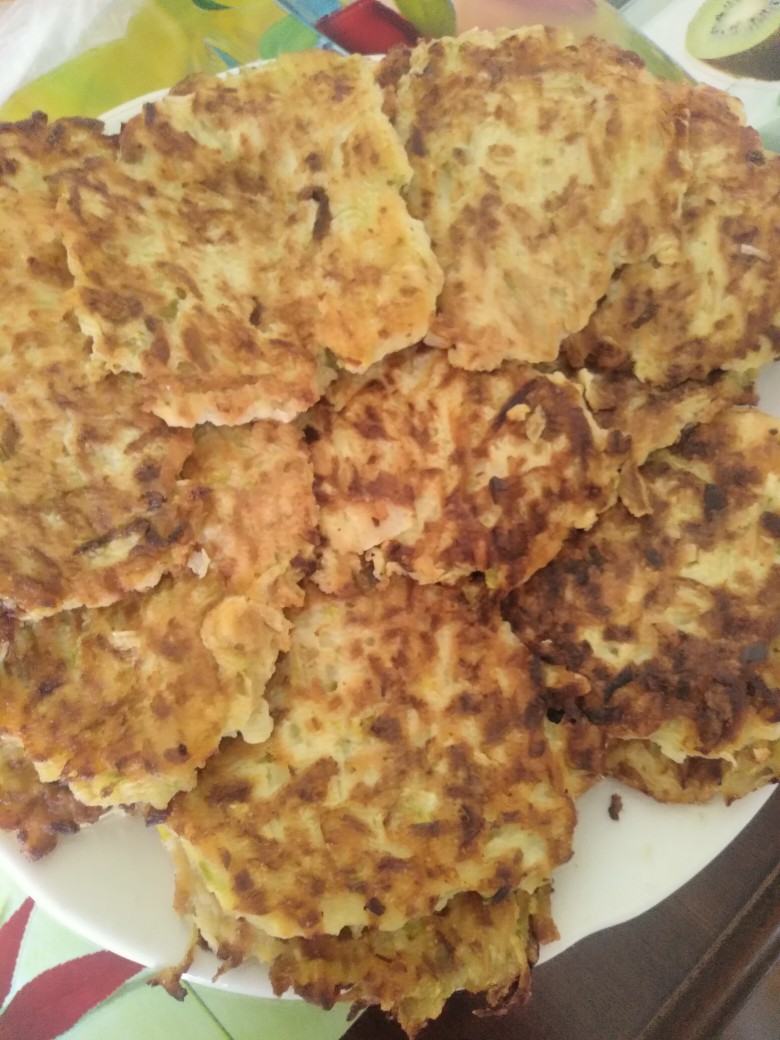 Кабачковые оладушки