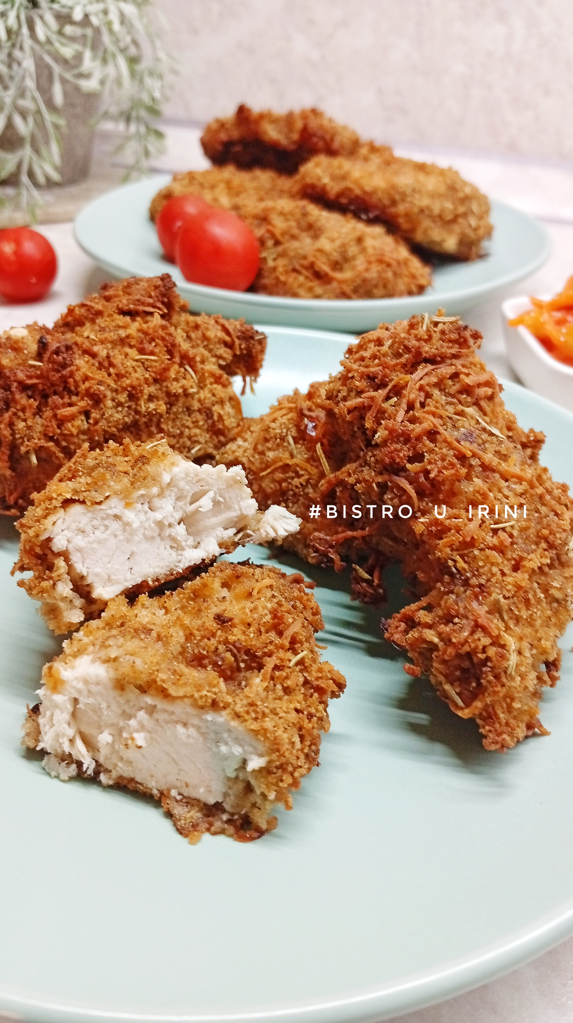 Курица в панировочных сухарях