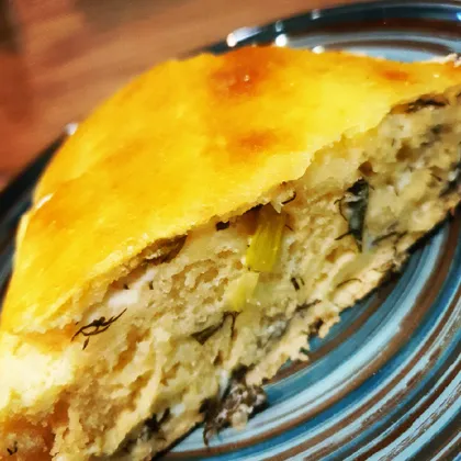 Погача (пирог с брынзой и зеленью)