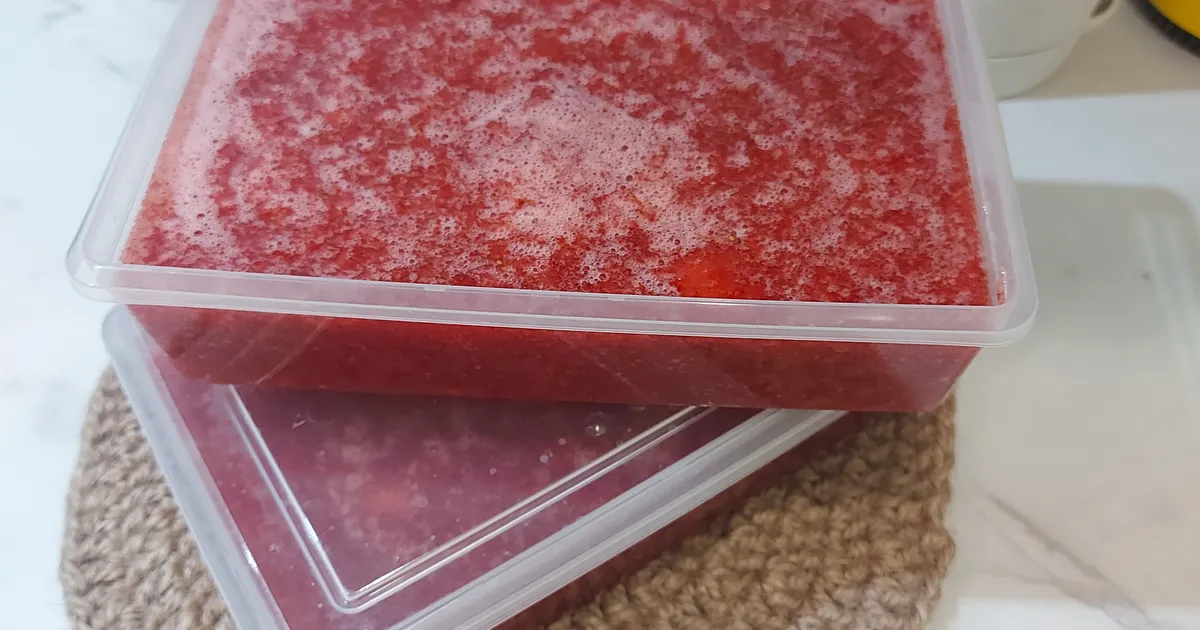 Клубника протертая с сахаром рецепт с фото пошаговый от Арзу - Овкусе.ру