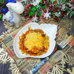 Филе минтая под маринадом из овощей 