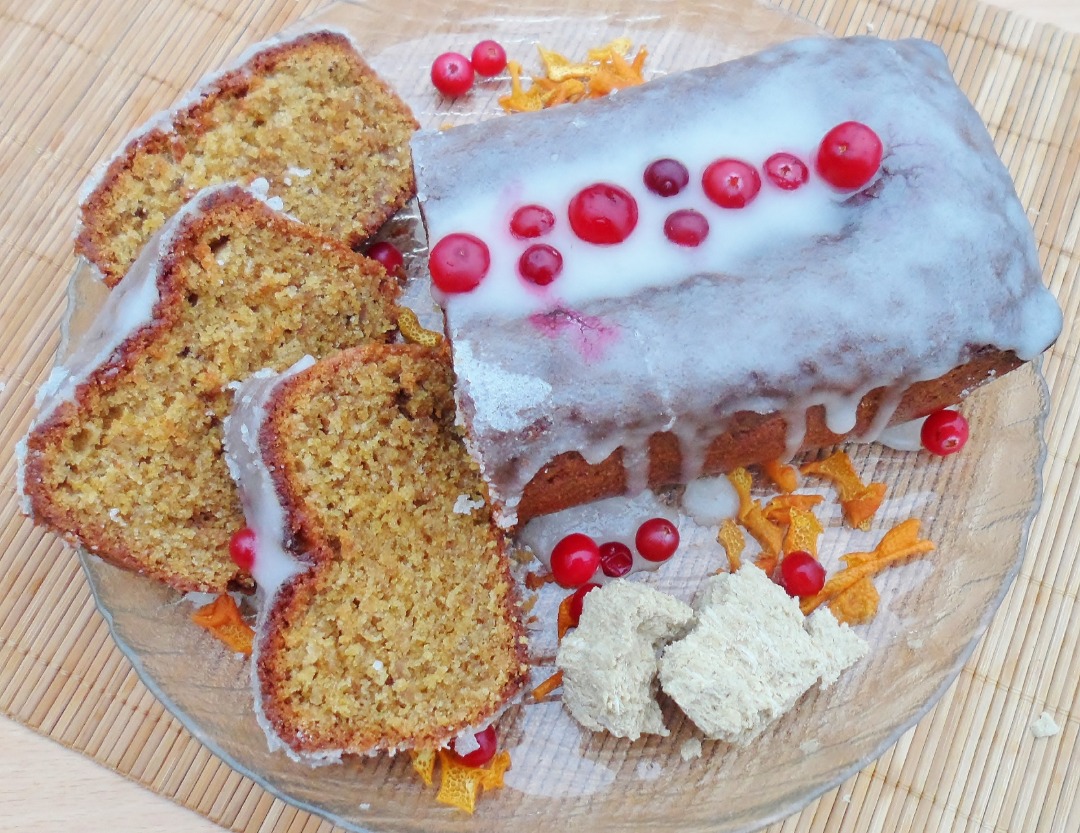 Кекс с халвой