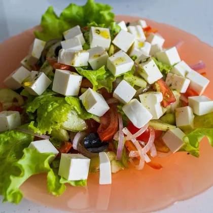 Греческий салат 'Любимая  гречанка' #чемпионатмира #россия