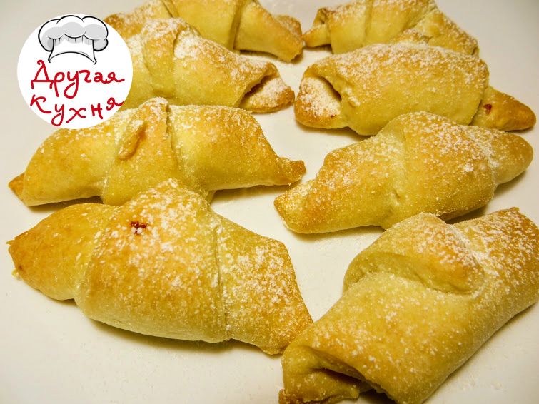 Домашние рогалики с курагой из моего советского детства - семейный рецепт