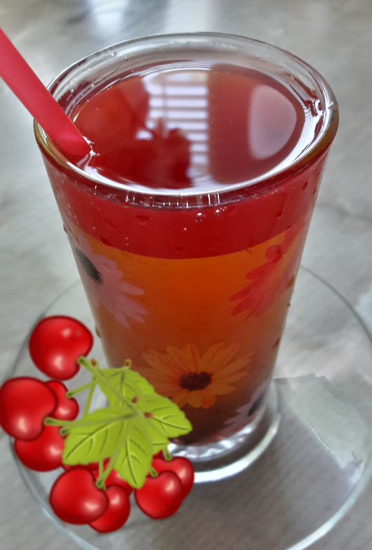 Ягодный компот🍒с мятой🌿и лаймом👌