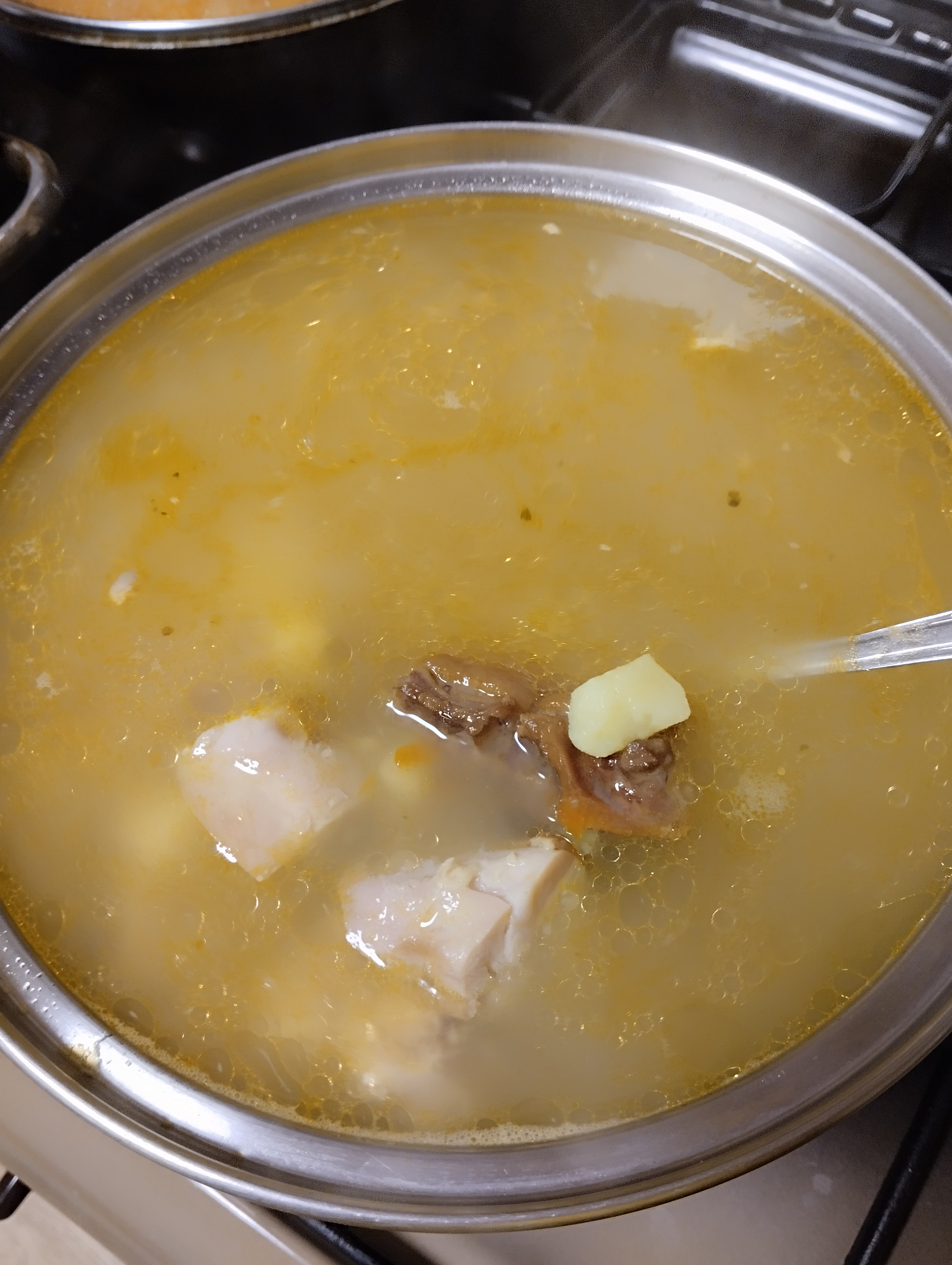 Гороховый суп с копченостями